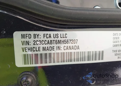 2021 Chrysler 300 300S из США, поврежденный, VIN 2C3CCABT6MH567207